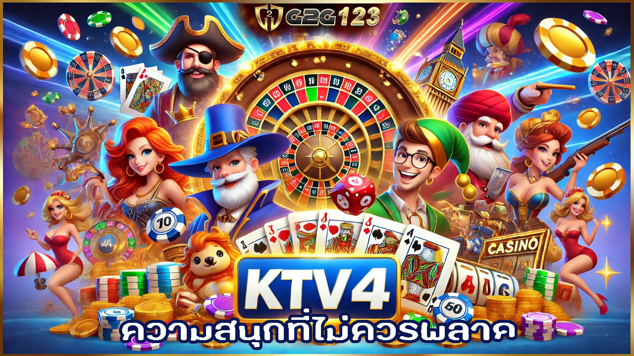 KTV4 เป็นหนึ่งในเกมคาสิโนที่ได้รับความนิยมมากที่สุดในปัจจุบัน ด้วยการเล่นที่ง่ายและกราฟิกที่สวยงาม เกมสล็อตจึงกลายเป็นทางเลือกที่ยอดเยี่ยม