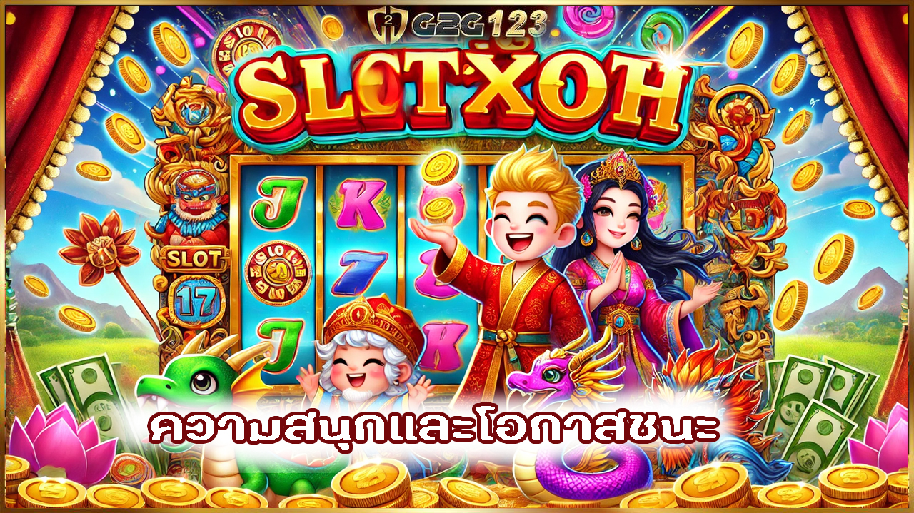 SLOTXOH ฉันขอเชิญชวนทุกท่านมาสนุกกับการเล่นสล็อตออนไลน์กันหากคุณยังไม่เคยลอง คุณกำลังพลาดประสบการณ์ที่น่าตื่นเต้นและสนุกสนานอย่างแท้จริง