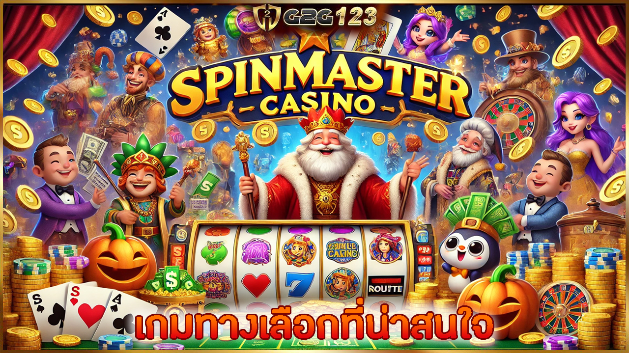 SpinMasterCasino โอกาสในการชนะรางวัลที่ใหญ่โต ไม่น่าแปลกใจที่เราจะกลายเป็นทางเลือกที่น่าสนใจสำหรับผู้ที่มองหาความสนุกและความตื่นเต้นใหม่ ๆ