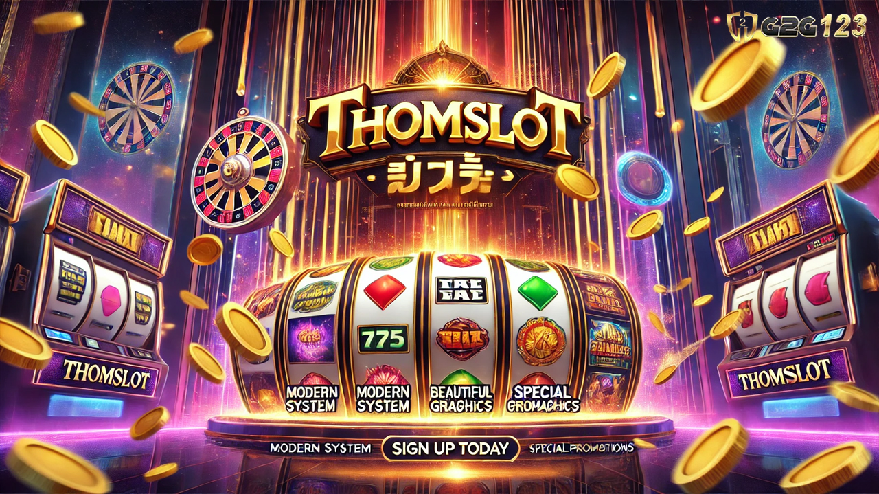 พร้อมสนุกไปกับการปั่นสล็อตบนเว็บ Thomslot ? ไม่ว่าจะเป็นผู้เล่นใหม่หรือมือโปร ก็สามารถลุ้นโชคและรางวัลใหญ่ได้ทุกครั้งที่หมุนสล็อต